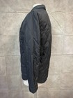 H m Quilted Snap Button Jacket Dark Gray Girls Size 16