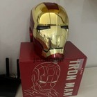 Us  Iron Man Gold Mask Cosplay Autoking Mk5 1 1 Helmet Wearable Voice-control
