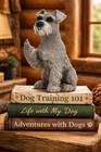 Hilarious Schnauzer Figurine Hand Painted Resin Dog Statue Gift Decor