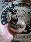 Nautical Metal Sculpture Boat bell Buoy  Hand Crafted By Curtis Clawson 5 5  Tal