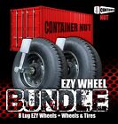 Ezy Wheels   8 Lug   The Original Shipping Container Wheels   Made In Usa