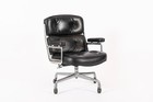 Eames Herman Miller Time Life Black Leather Executive Office Chair 4x Avail