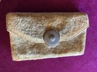 Antique 1863 Victorian Sewing Needle Case Book Velvet Silk Bloods Patent Helix