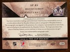 2010-11 The Cup Brayden Schenn  Signature Patches Rookie Auto Rc  75 Rpa Blues