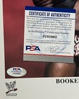 Wwe Booker T P-823 Signed 8x10 Autographed Original Promo Photo With Psa Dna Coa