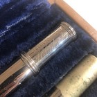 Antique F  E  Olds And Son Ambassador Silver Plate Flute Serial 173796 W  Case
