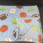 Blue Sports Balls Baby Blanket Basketball Football Green Baseball Caps Hats