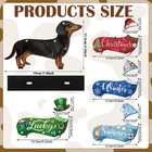 42 Pcs Interchangeable Summer Dachshund Holiday Wiener Dog Decor Seasonal Wel   