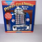 Vintage 1998 Pepsi-cola Plastic Small Replica Table Top Jukebox Bank New In Box