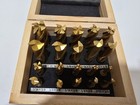 20 Pc Tin Coated M2 Hss End Mill Set 2 And 4 Flutes S e Center-cutting