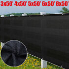50  Privacy Screen Fence Heavy Duty Fabric Mesh Shade Net Cover Yard Windscreen