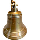 Brass Ship Bell Wall Hanging Bracket Us Navy Antique Door Bell Home Decor Gifts