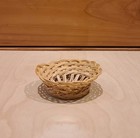 Vintage Small Wicker Basket 3    Diameter 