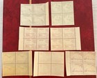 Nauru 39-44   1954 Mnh Blocks Of 4  Unused