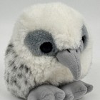 Swibco Puffkins Swoop Falcon Plush Stuffed Animal Gray White Vintage 1994 6 