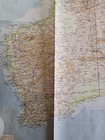 1974 John Bartholomew Large Antique Map Of Australia 31 X 40