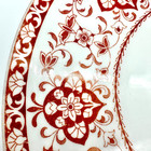 Antique Wedgwood Red Transferware Floral Plate 8  C  1878-1900