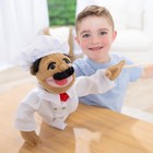 15 Inch Chef Puppet With Removable Rod Multi Color Hand Puppet For Kids