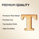 2-inch Decorative Wooden Letter T - Alphabet Letters For Diy Wall Signs Table   