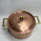 Vintage Paul Revere Copper Pot W lid Made Usa Brass Handle