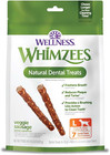 Wellness  Veggie Sausage Dog Dental Treats  Natural Chews  Large Size Stick     