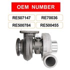 New S1b Turbocharger Re500784 Fit John Deere 2 9l 3029t Engine 1996-2011 Re70036
