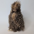 Hansa Young Youth Brown Owl Fuzzy Realistic 9    Plush Toy