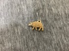 Vintage Celluloid Cracker Jack Gumball Prize Pearly Dog Charm