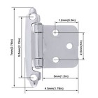 Kitchen Cabinet Hinges Overlay Self Closing Face Mount Cupboard Door Hinge Lot