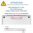 For Macbook Air 13 M2 A2681 A2337 Rubberized Hard Case Keyboard Screen Protector