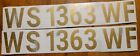 Custom Boat Registration Numbers Letters Decal 3  X 19  Sold As Set Left right