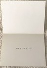 Unused Christmas Children Play Music Band Tree Vtg Greeting Card 1960s 1970s