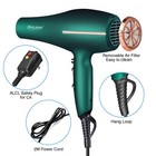 Pro Ionic Salon Hair Dryer blow Dryer powerful 2000 Watt With Ac Motor quick    