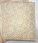 30 Hand Dyed Copy Paper 8 5 x11  Set Has Some Lace Print Papers Junk Journal