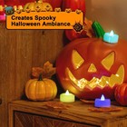 Merrynights 24 Pack Color Changing Led Tea Lights Halloween Decor