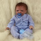 22  Reborn Baby Dolls Realistic Newborn Baby Boy Silicone Vinyl Doll Xmas Gift