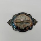 Vintage International Silver Co Scalloped Oval Trinket Dish Silverplate Usa