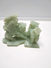 Fengshui Figurine Hand Carved Chinese Natural Jade Pixiu