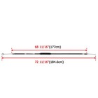  4  Stainless Steel Braided Clutch Cable For Harley Touring Electra Tri Glide