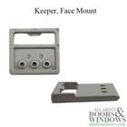 Face Mount   Keeper For Single   Double Hung Sliding Window Sash Lock Strike -