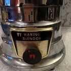 Waring Blendor Chrome Electric Blender Glass Jar 2 Speeds Mid-century Modern 