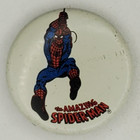 Vintage 1978 Amazing Spiderman Marvel Comics Gumball Vending Pinback Button