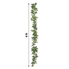 6 Ft Green Silk Rose Leaves Garland Artificial Hanging Greenery Vine Events
