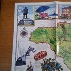 Illustrated Souvenir Map Of Jamaica Booklet  late 1970s  Full Color 30  x20      