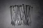 100 Pack 7 Inch Zip Ties Nylon Black 50 Lbs Uv Weather Resistant Wire Cable Bct7