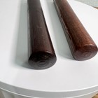Wood Claves Hand Percussion Rhythm Sticks Musical Instrument Brown