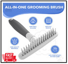 Dog Rake Deshedding Dematting Brush Comb - Undercoat Rake For Dogs  Cats  Matted