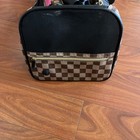 Betsey Johnson Pet Carrier Brown Checkers Small Dogs Cats Rabbits To  16lb  Read