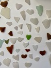 Heart Shaped Chesapeake Bay Sea Glass Authentically Shaped And Sea Tumbled