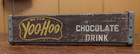 Vtg Htf  for Me    Yoo-hoo  Chocolate Drink 30 Bottle Wooden Crate Brown Yellow